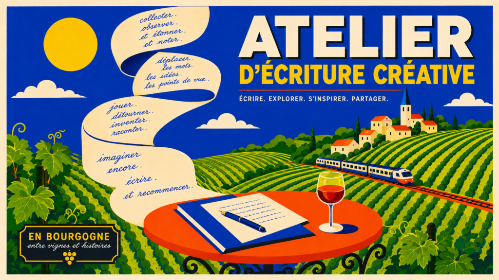 Atelier écriture créative août 2026